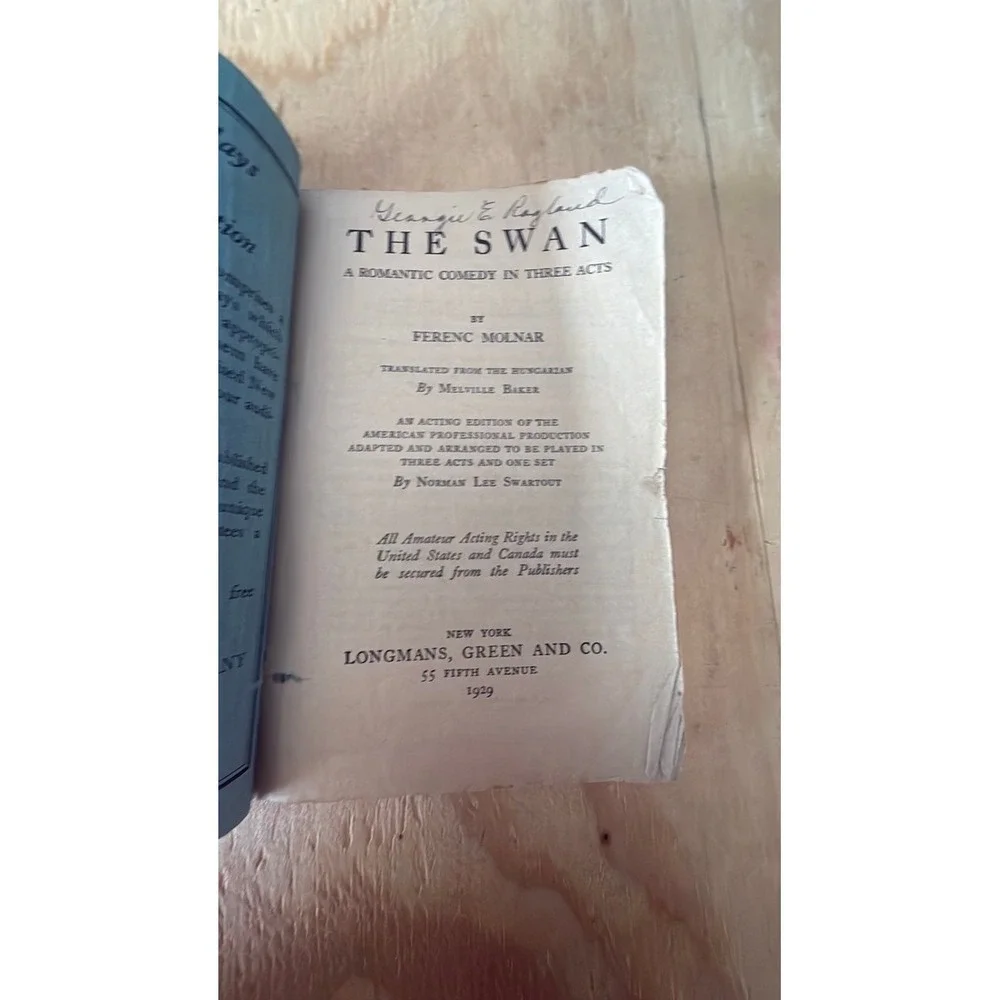 The Swan by Ferenc Molnar (Longmans Play Series)